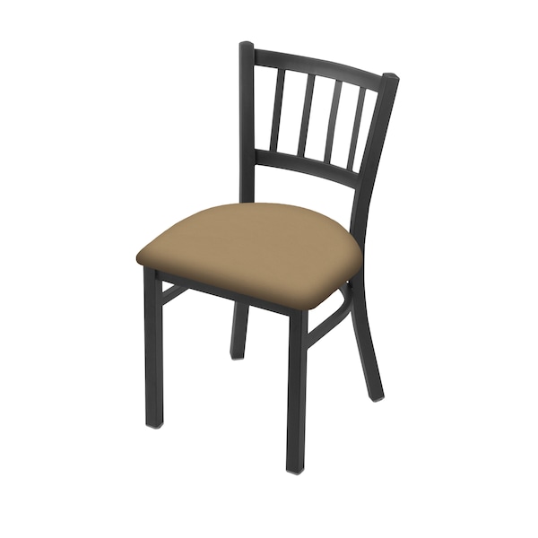 610 Contessa 18" Chair with Pewter Finish and Canter Sand Seat